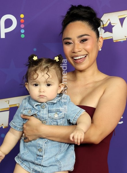 23 September 2025 - Pasadena, California - Jessica Sanchez, Eliana Mae Gallardo. Attend "America's Got Talent" Season 21 Finale Results Red Carpet held at the Hotel Dena Pasadena, in Pasadena