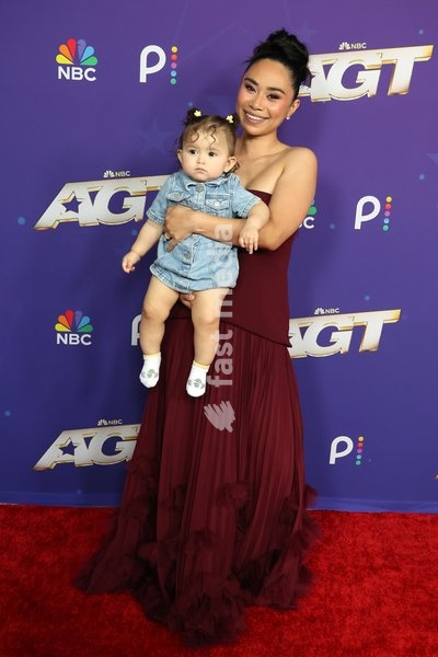 23 September 2025 - Pasadena, California - Jessica Sanchez, Eliana Mae Gallardo. Attend "America's Got Talent" Season 21 Finale Results Red Carpet held at the Hotel Dena Pasadena, in Pasadena