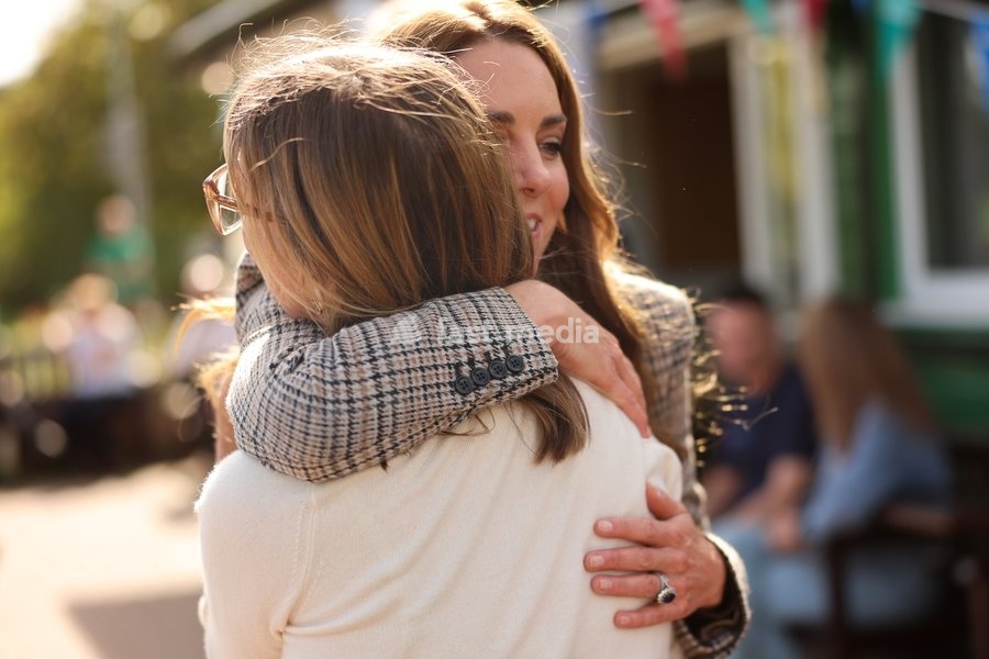SOUTHEND, ENGLAND - SEPTEMBER 24: Catherine, Princess of Wales smiles during a visit to The Forward Trust to mark Addiction Awareness Week on September 24, 2026 in Southend, England. The Forward Trust supports people as they recover from addiction with the aim of helping them rebuild their lives.…