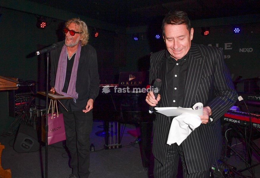 Jools Holland and Nick Reynolds attends The Boisdale Xerjoff Music Awards at Boisdale of Canary Wharf on September 23, 2026 in London, England