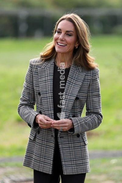Catherine, Princess of Wales during a visit to The Forward Trust to mark Addiction Awareness Week on September 24, 2026 in Southend, England. The Forward Trust supports people as they recover from addiction with the aim of helping them rebuild their lives. The Princess of Wales has been a patron of…