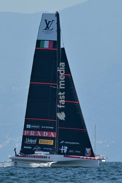 Luna Rossa Team during the Americas Cup Preliminary Regatta Sailing Day 1 at the Race Village on 24th September 2026 in Naples, Italy