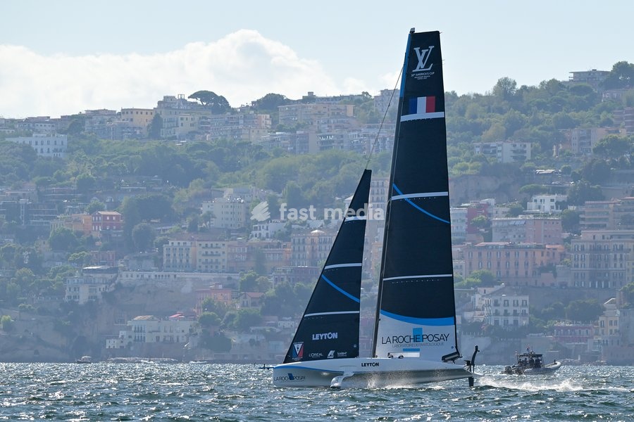 2026 America's Cup Preliminary Regatta Sailing Day 1 in Naples, Italy