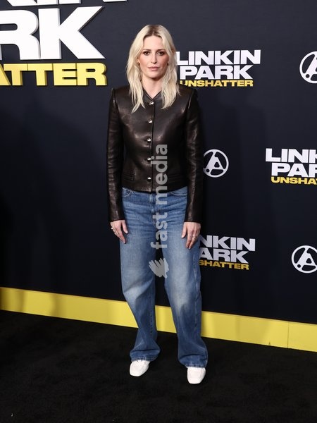 Emily Armstrong at the World Premiere Of Trafalgar Releasing's 'Linkin Park: Unshattered' held at the AMC The Grove 14 on September 24, 2026 in Beverly Grove, Los Angeles, California, United States