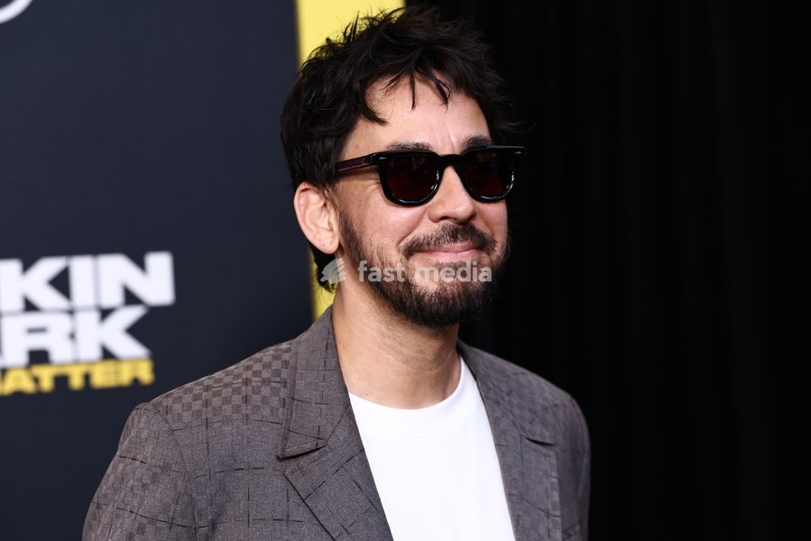 Mike Shinoda at the World Premiere Of Trafalgar Releasing's 'Linkin Park: Unshattered' held at the AMC The Grove 14 on September 24, 2026 in Beverly Grove, Los Angeles, California, United States