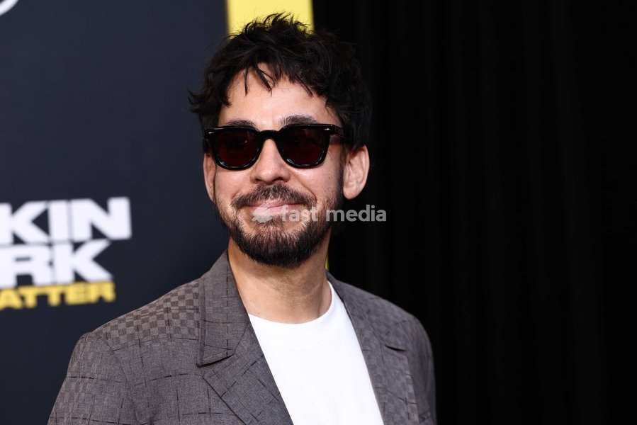 Mike Shinoda at the World Premiere Of Trafalgar Releasing's 'Linkin Park: Unshattered' held at the AMC The Grove 14 on September 24, 2026 in Beverly Grove, Los Angeles, California, United States