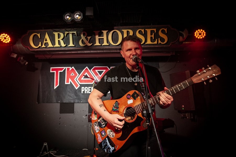 London based singer and songwriter, Adam Wedd performs at Cart & Horses in London on 24th September 2026, launching his debut album Hangover Full of Memories
