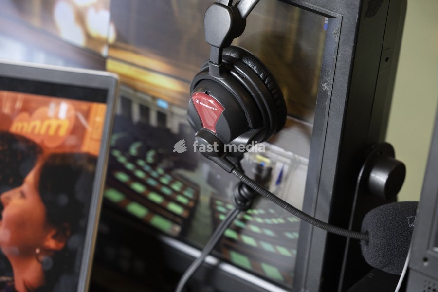 This image shows the Belga press box at the federal parliament to illustrate the press at work in Belgium, Thursday 24 September 2026