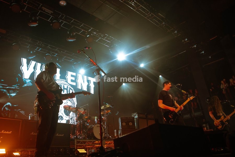 Violent Soho performing live at Fortitude Music Hall in Brisbane, Australia, on 26 September 2026