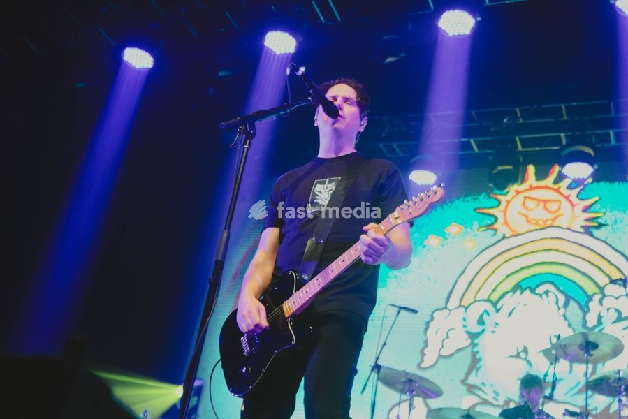 Violent Soho performing live at Fortitude Music Hall in Brisbane, Australia, on 26 September 2026