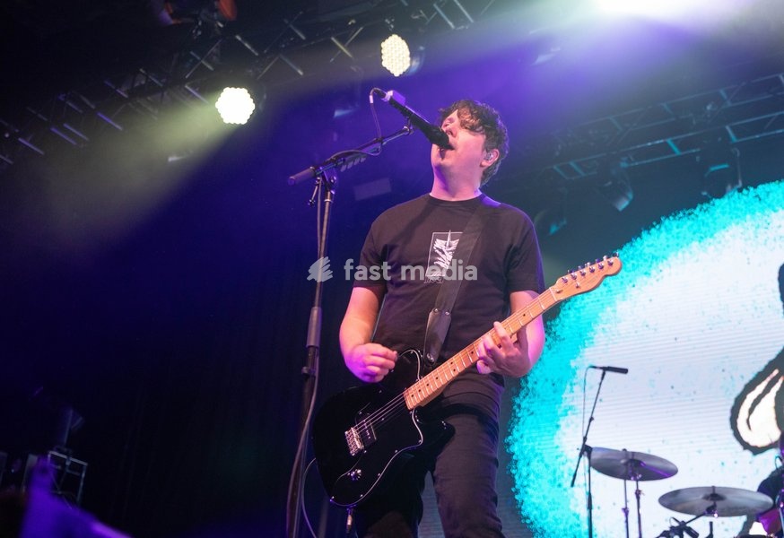 Violent Soho performing live at Fortitude Music Hall in Brisbane, Australia, on 26 September 2026