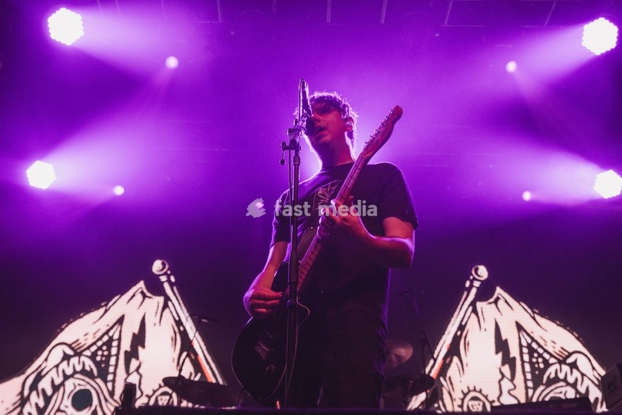 Violent Soho performing live at Fortitude Music Hall in Brisbane, Australia, on 26 September 2026