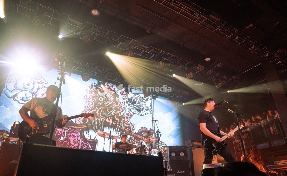 Violent Soho performing live at Fortitude Music Hall in Brisbane, Australia, on 26 September 2026