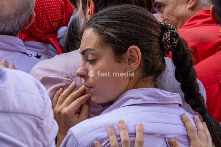 La Mercè festival 2026,  Plaça Sant Jaume. Castellers day, 27 September. Barcelona, Catalunya. September. Barcelona, Catalunya