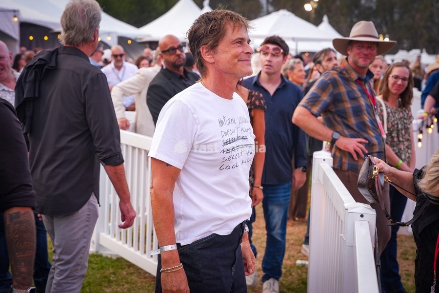 Film and TV actor, Rob Lowe, makes an appearance at the One805Live! benefit concert with proceeds benefitting first responders of Santa Barbara County. Carpinteria, USA, Saturday 26th September 2026
