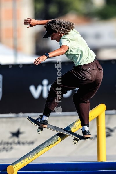 September 27, 2026, Barueri, São Paulo, Brazil: SÃO PAULO (SP), BRAZIL – SEPTEMBER 27: Gabriela Mazeto during her run in the final of the Banco do Brasil Professional Skateboarding Circuit on the afternoon of Sunday, September 26, 2026, at the Parque da Juventude skatepark in Barueri (SP)