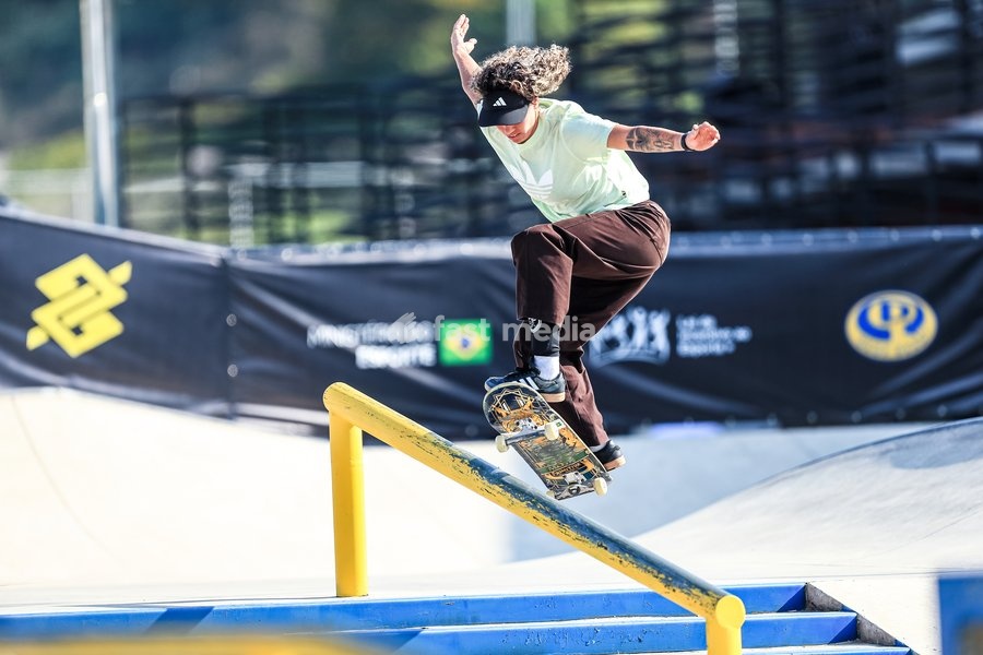 September 27, 2026, Barueri, São Paulo, Brazil: SÃO PAULO (SP), BRAZIL – SEPTEMBER 27: Gabriela Mazeto during her run in the final of the Banco do Brasil Professional Skateboarding Circuit on the afternoon of Sunday, September 26, 2026, at the Parque da Juventude skatepark in Barueri (SP)