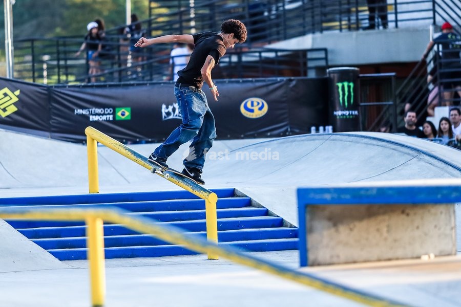 September 27, 2026, Barueri, São Paulo, Brazil: SÃO PAULO (SP), BRAZIL – SEPTEMBER 27: Wallace Gabriel won the men's street title at the second stage of the 2026 Brazilian Skateboarding Circuit. An athlete is shown during his run in the final of the Banco do Brasil Professional Skateboarding…