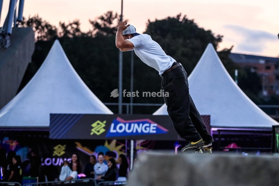 September 27, 2026, Barueri, São Paulo, Brazil: SÃO PAULO (SP), BRAZIL – SEPTEMBER 27: Ivan Monteiro, runner-up in the men's street category at the second stage of the 2026 Brazilian Skateboarding Circuit. The athlete is shown during his run in the final of the Banco do Brasil Professional…