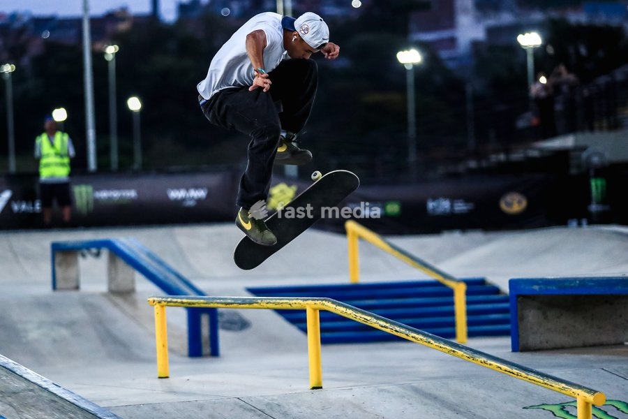 September 27, 2026, Barueri, São Paulo, Brazil: SÃO PAULO (SP), BRAZIL – SEPTEMBER 27: Ivan Monteiro, runner-up in the men's street category at the second stage of the 2026 Brazilian Skateboarding Circuit. The athlete is shown during his run in the final of the Banco do Brasil Professional…