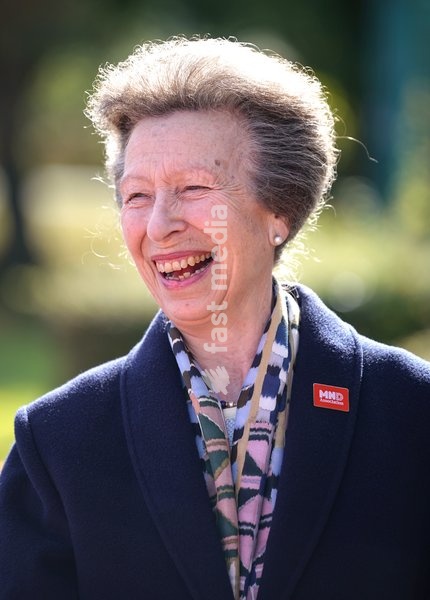 YORK, ENGLAND - SEPTEMBER 28: Princess Anne, Princess Royal laughs during the 7 in 7: The Grand Finale at the University of York Athletics Track on September 28, 2026 in York, England. Sir Kevin Sinfield is running an ultra marathon every day for seven days to raise money for motor neurone disease…