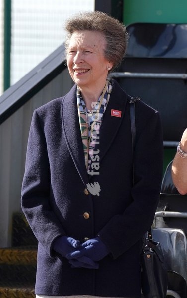 YORK, ENGLAND - SEPTEMBER 28: Princess Anne, Princess Royal smiles during the 7 in 7: The Grand Finale at the University of York Athletics Track on September 28, 2026 in York, England. Sir Kevin Sinfield is running an ultra marathon every day for seven days to raise money for motor neurone disease…