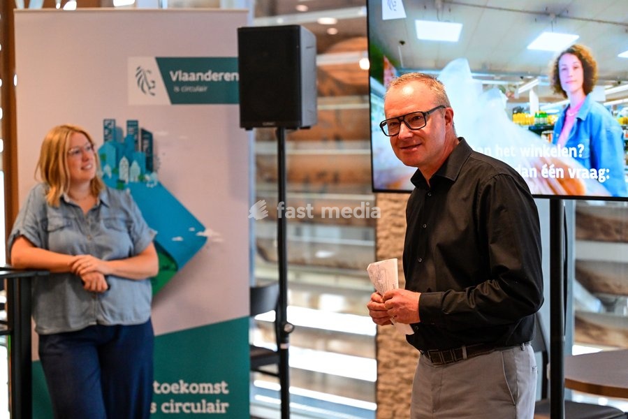 ATTENTION EDITORS - FOCUS COVERAGE - DISTRIBUTION REQUESTED TO BELGA Werner Annaert of Ovam pictured during the launch of the 'Ga ik 't eten of vergeten?' - (Will I eat it or forget it?) campaign by OVAM and De Kostwinners, Tuesday 29 September 2026, in Zemst. On the occasion of the International…