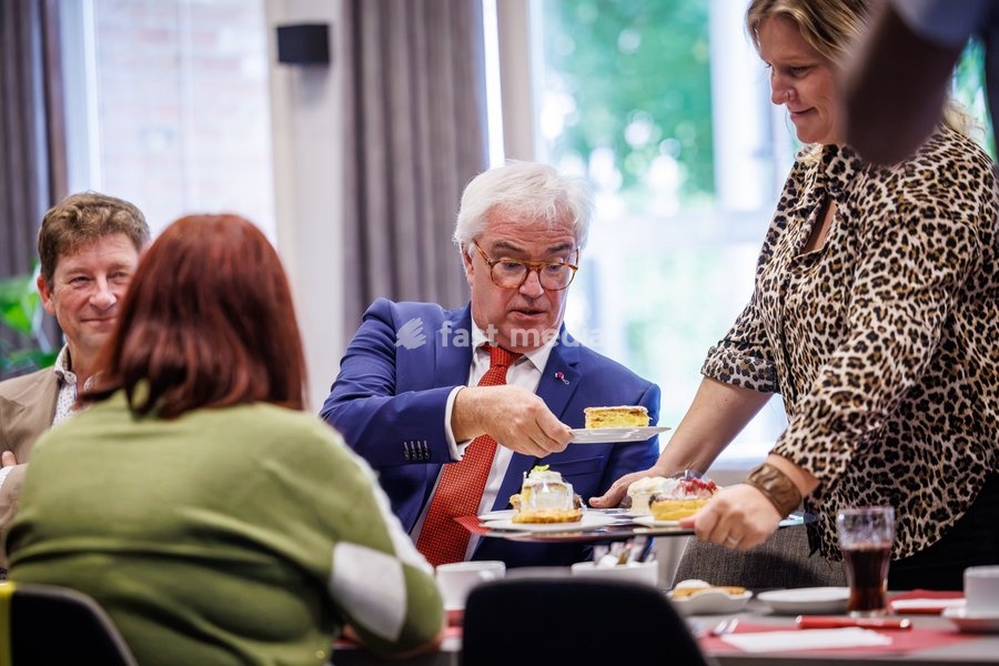 West-Flanders province governor Carl Decaluwe pictured during a visit to Agriton aronia berry farm in Mesen, on his final day as West-Flanders province governor on Tuesday 29 September 2026