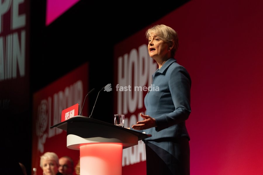 Yvette Cooper, UK health secretary, speaks at the UK Labour Party annual conference in Liverpool, UK, on 30 September 2026