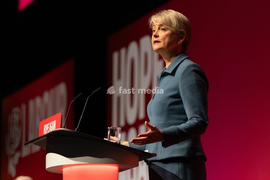 Yvette Cooper, UK health secretary, speaks at the UK Labour Party annual conference in Liverpool, UK, on 30 September 2026