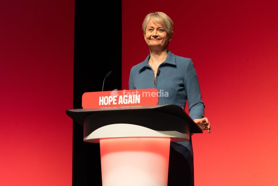 Yvette Cooper, UK health secretary, speaks at the UK Labour Party annual conference in Liverpool, UK, on 30 September 2026