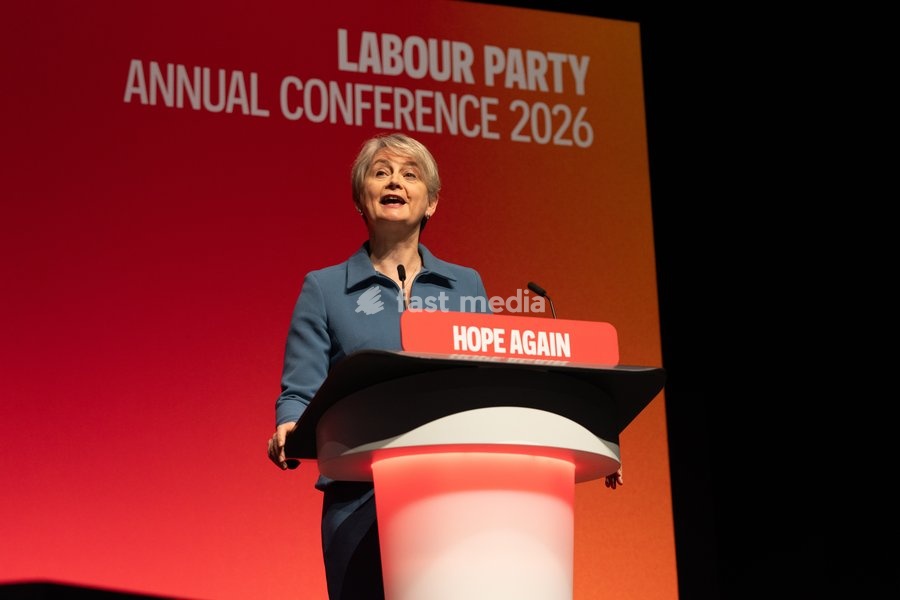 Yvette Cooper, UK health secretary, speaks at the UK Labour Party annual conference in Liverpool, UK, on 30 September 2026
