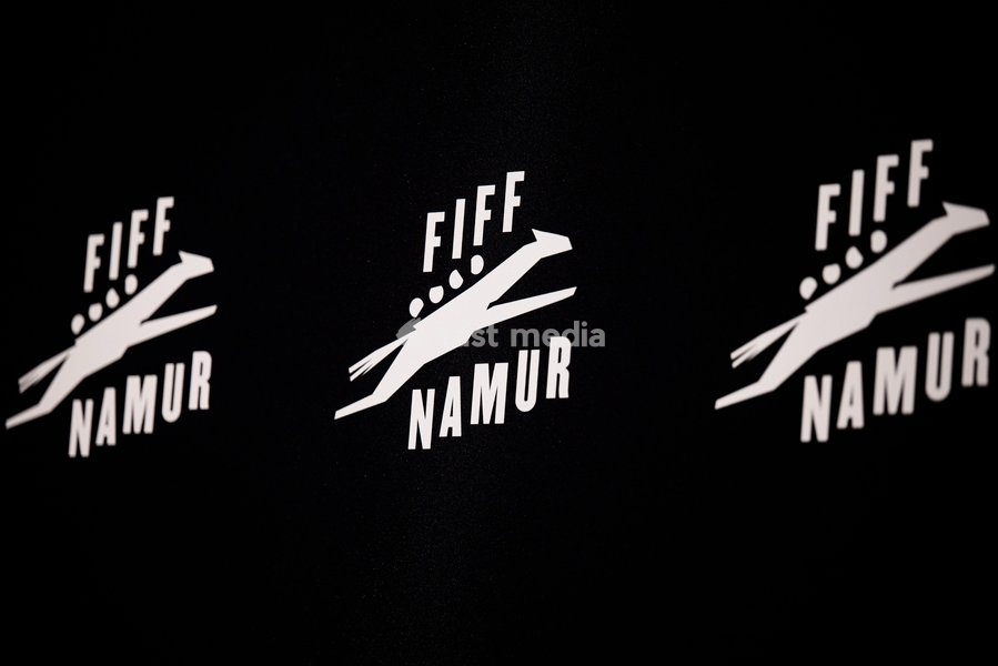 'FIFF's logo pictured during the opening night of the 41st edition of FIFF Festival International du Film Francophone de Namur (Namur International French-speaking Film Festival) (30/09-04/10), Wednesday 30 September 2026 in Namur