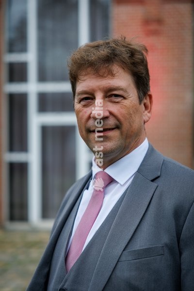 West-Flanders governor Koen Surdiacourt pictured during the oath taking ceremony as acting governor of West Flanders, on Wednesday 30 September 2026, in Brugge