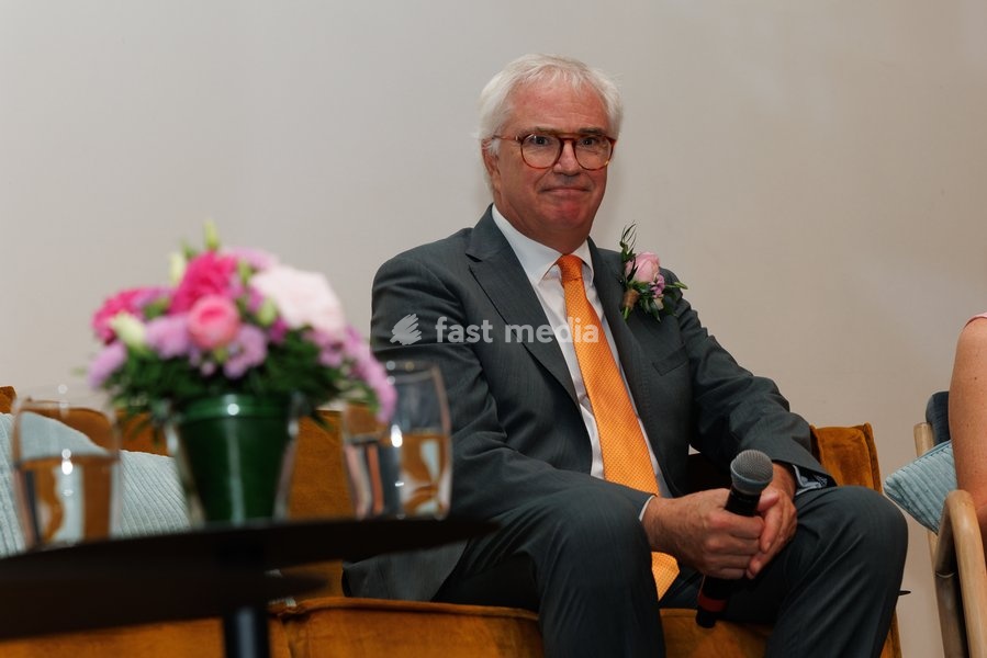 Former West-Flanders province governor Carl Decaluwe pictured during the oath taking ceremony as acting governor of West Flanders, on Wednesday 30 September 2026, in Brugge