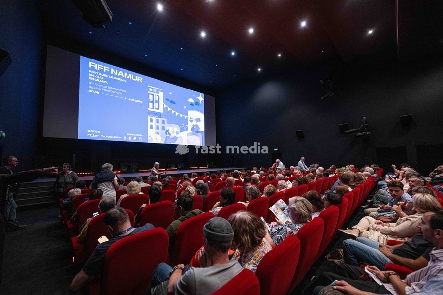 Visitors pictured during the opening night of the 41st edition of FIFF Festival International du Film Francophone de Namur (Namur International French-speaking Film Festival) (30/09-04/10), Wednesday 30 September 2026 in Namur