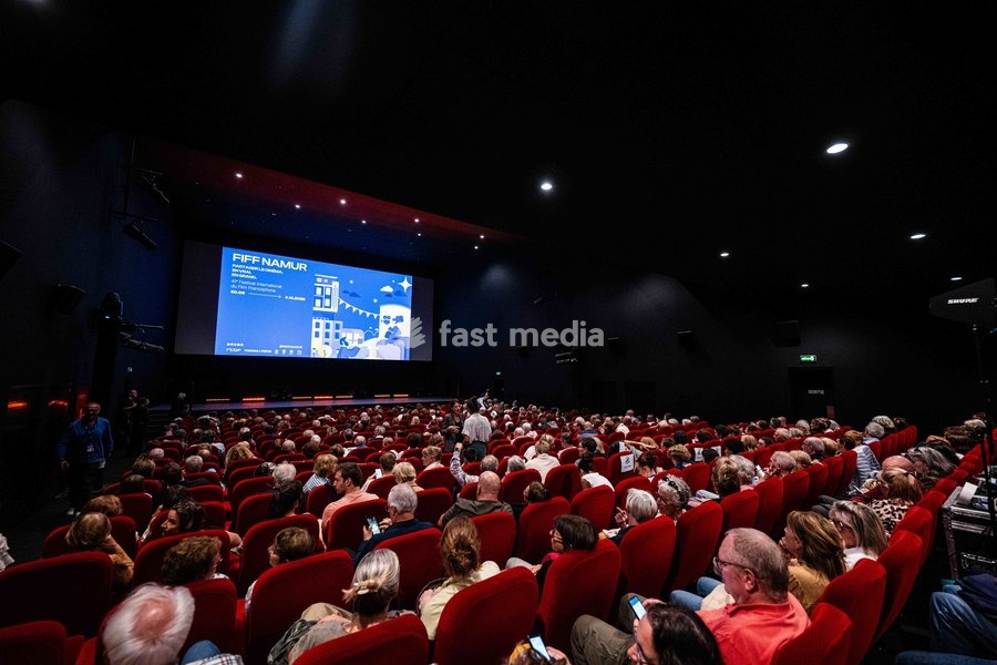 Visitors pictured during the opening night of the 41st edition of FIFF Festival International du Film Francophone de Namur (Namur International French-speaking Film Festival) (30/09-04/10), Wednesday 30 September 2026 in Namur