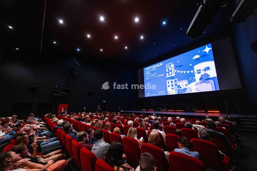 Visitors pictured during the opening night of the 41st edition of FIFF Festival International du Film Francophone de Namur (Namur International French-speaking Film Festival) (30/09-04/10), Wednesday 30 September 2026 in Namur
