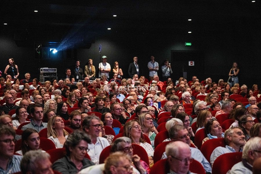 Visitors pictured during the opening night of the 41st edition of FIFF Festival International du Film Francophone de Namur (Namur International French-speaking Film Festival) (30/09-04/10), Wednesday 30 September 2026 in Namur