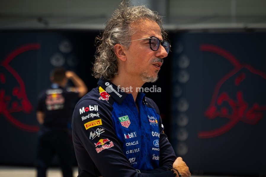 Laurent Mekies (FRA) - Oracle Red Bull Racing Team Principal during the Formula 1 Gulf Air Bahrain Grand Prix in Malaysia 2026 at Sepang International Circuit in Sepang, Malaysia. Round 16 of 23 of the 2026 FIA Formula One World Championship, held October 2-4, 2026. The race was relocated from…