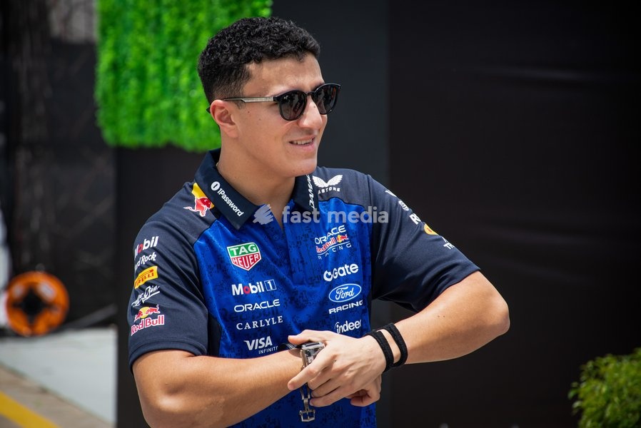 Isack Hadjar (FRA) - Oracle Red Bull Racing during the Formula 1 Gulf Air Bahrain Grand Prix in Malaysia 2026 at Sepang International Circuit in Sepang, Malaysia. Round 16 of 23 of the 2026 FIA Formula One World Championship, held October 2-4, 2026. The race was relocated from Bahrain to Malaysia…