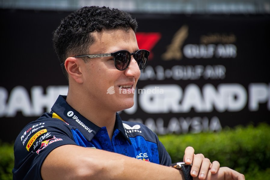 Isack Hadjar (FRA) - Oracle Red Bull Racing during the Formula 1 Gulf Air Bahrain Grand Prix in Malaysia 2026 at Sepang International Circuit in Sepang, Malaysia. Round 16 of 23 of the 2026 FIA Formula One World Championship, held October 2-4, 2026. The race was relocated from Bahrain to Malaysia…