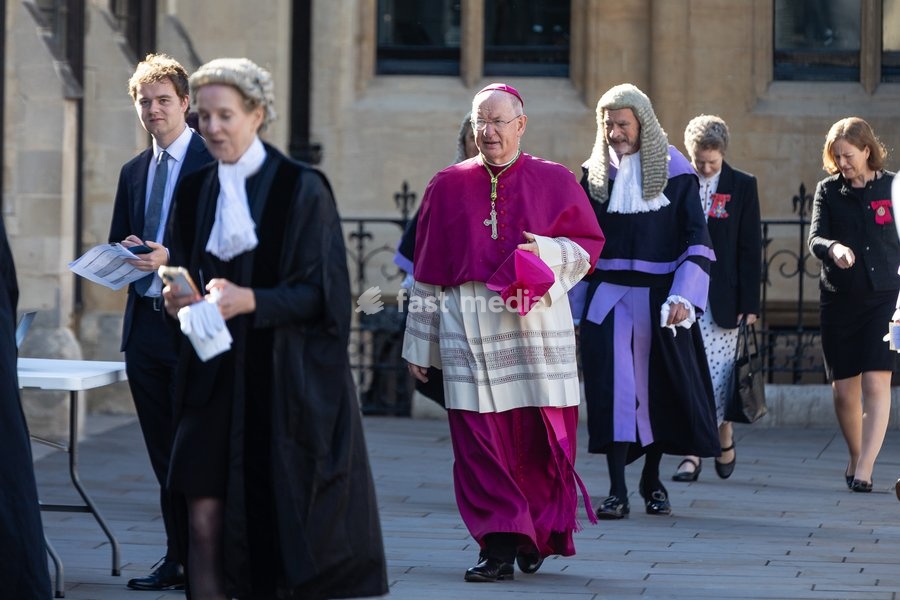 Archbishop of Westminster Richard Moth enters Westminster Abbey for a service marking the start of the new legal year in London, UK, on 1 October 2026