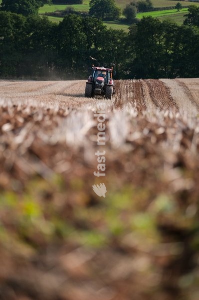 Britain's Prince William drives a farming vehicle with Harry Davies, the incoming tenant of the Duchy of Cornwall's first regenerative Farm Business Tenancy, during a visit to examine the role of regenerative farming in climate resilience in Hereford, Britain, October 1, 2026
