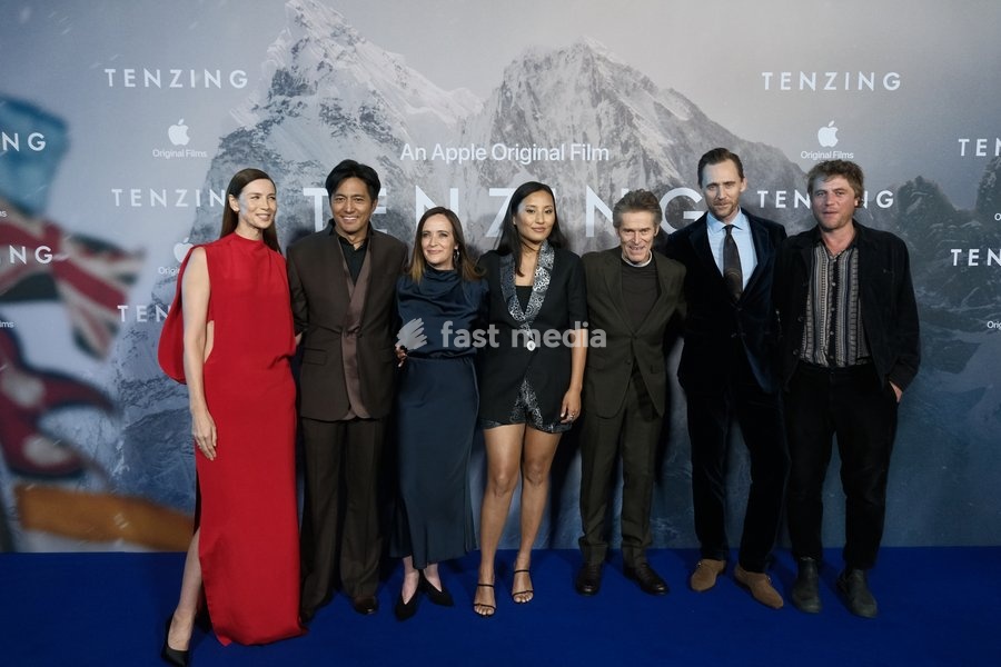 Caitriona Balfe, Genden Phuntsok, Jennifer Peedom, Thinley Lhamo, Willem Dafoe, Tom Hiddleston and Johnny Flynn at the London Gala Screening of Tenzing, Curzon Mayfair, London, UK, 01 October 2026