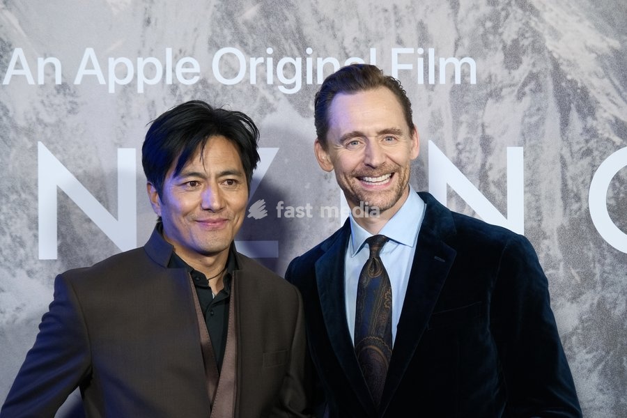 Genden Phuntsok and Tom Hiddleston at the London Gala Screening of Tenzing, Curzon Mayfair, London, UK, 01 October 2026
