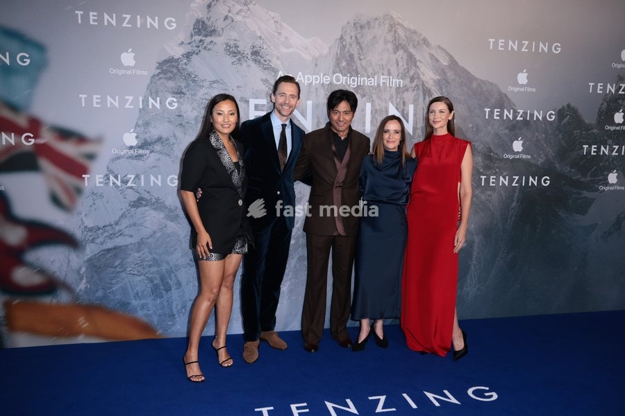 Thinley Lhamo, Tom Hiddleston, Genden Phuntsok, Jennifer Peedom and Caitriona Balfe at the London Gala Screening of Tenzing, Curzon Mayfair, London, UK, 01 October 2026