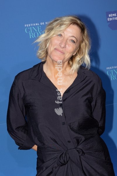 Valeria Bruni Tedeschil at Pathé Gare du Sud for the Nice Cinéroman Festival, attending the presentation of the film Un jeu dangereux, directed by Karine Silla, in Nice, on September 28, 2026