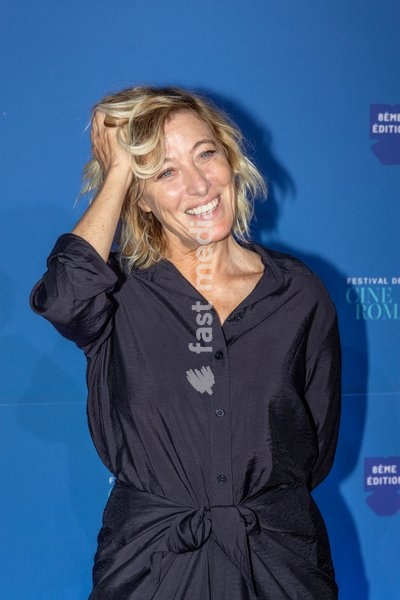 Valeria Bruni Tedeschil at Pathé Gare du Sud for the Nice Cinéroman Festival, attending the presentation of the film Un jeu dangereux, directed by Karine Silla, in Nice, on September 28, 2026