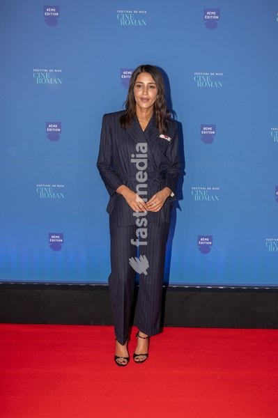 Actress Leïla Bekhti , at the CinéRoman festival in Nice, at Pathé Gare du Sud, for the launch of the film, Nice, France